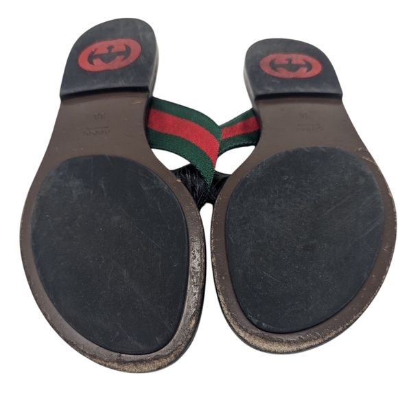 Gucci Kika Interlocking GG Thong Flip Flop Sandal Size EU 38 - Picture 13 of 16